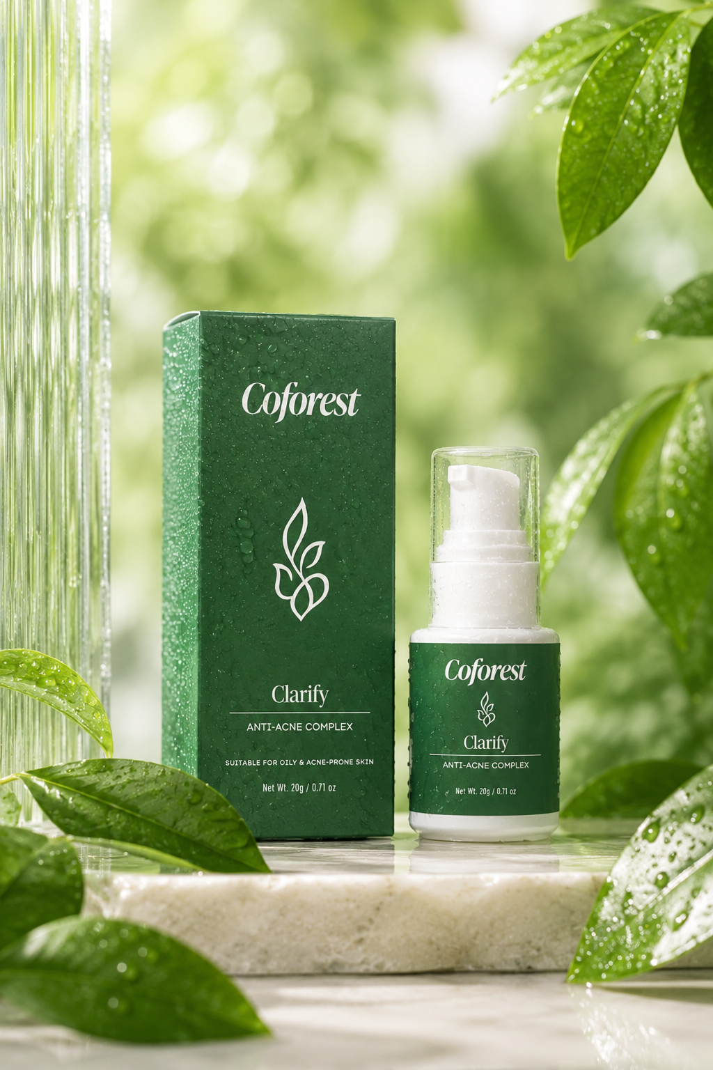 Clearify Anti-Acne Face Serum <br><br>Fights Acne & Reduces Breakouts | Unclogs Pores and Regulates Excess Oil | For Oily, Acne-Prone Skin - 20g