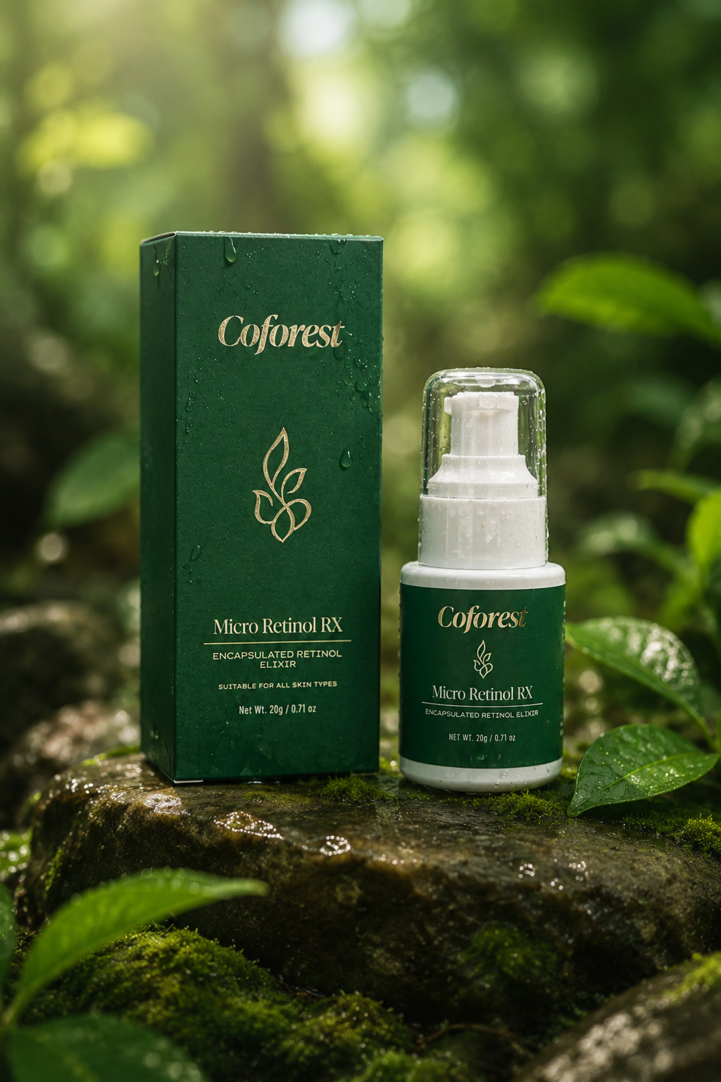 Micro Retinol RX Face Serum<br><br>Anti-Aging Serum with Hyaluronic Acid | Dark Spot Corrector, Strengthens Skin Barrier | Refines Texture, Fights Visible Signs of Aging & Restores glow - 20g