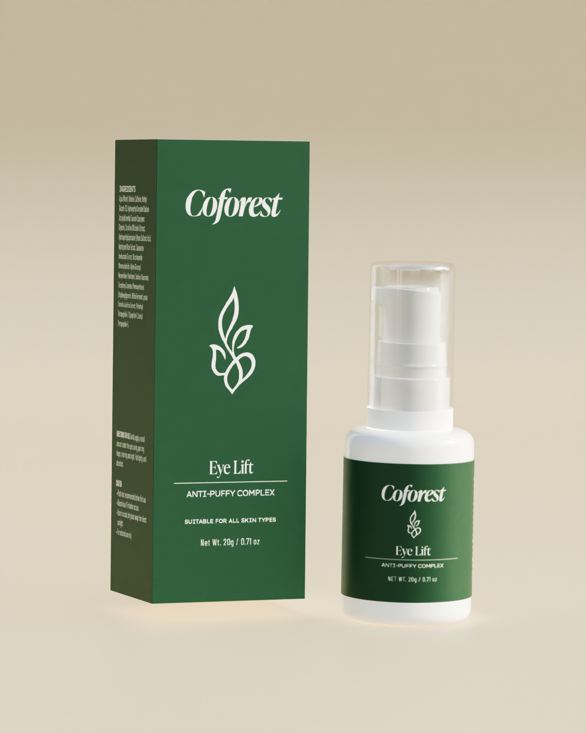Eye Lift Eye Serum <br><br>With Peptides, Botanical Extracts for Under-Eye Puffiness, Dark Circles, Fine Lines | Reduces Under-eye Bags - 20g