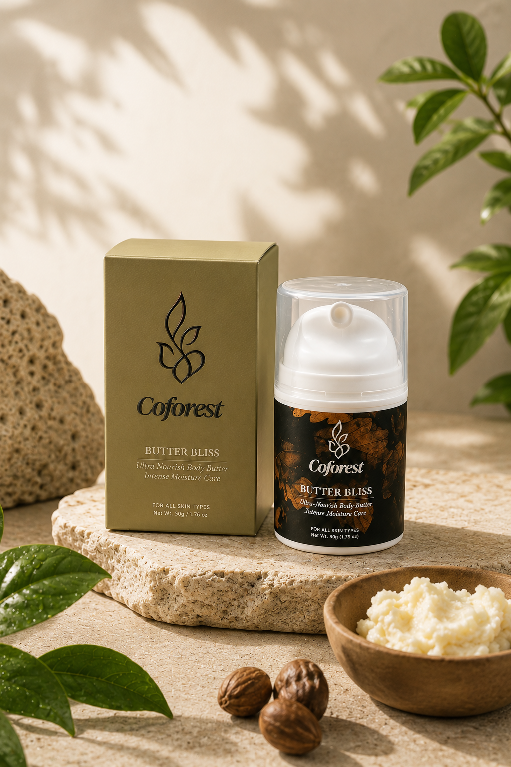 Butter Bliss Body Butter <br><br>With Shea Butter | Deeply Nourishes, Reduce Dryness, Improves Skin Softness | Helps Restore Moisture & Improve Elasticity - 50g