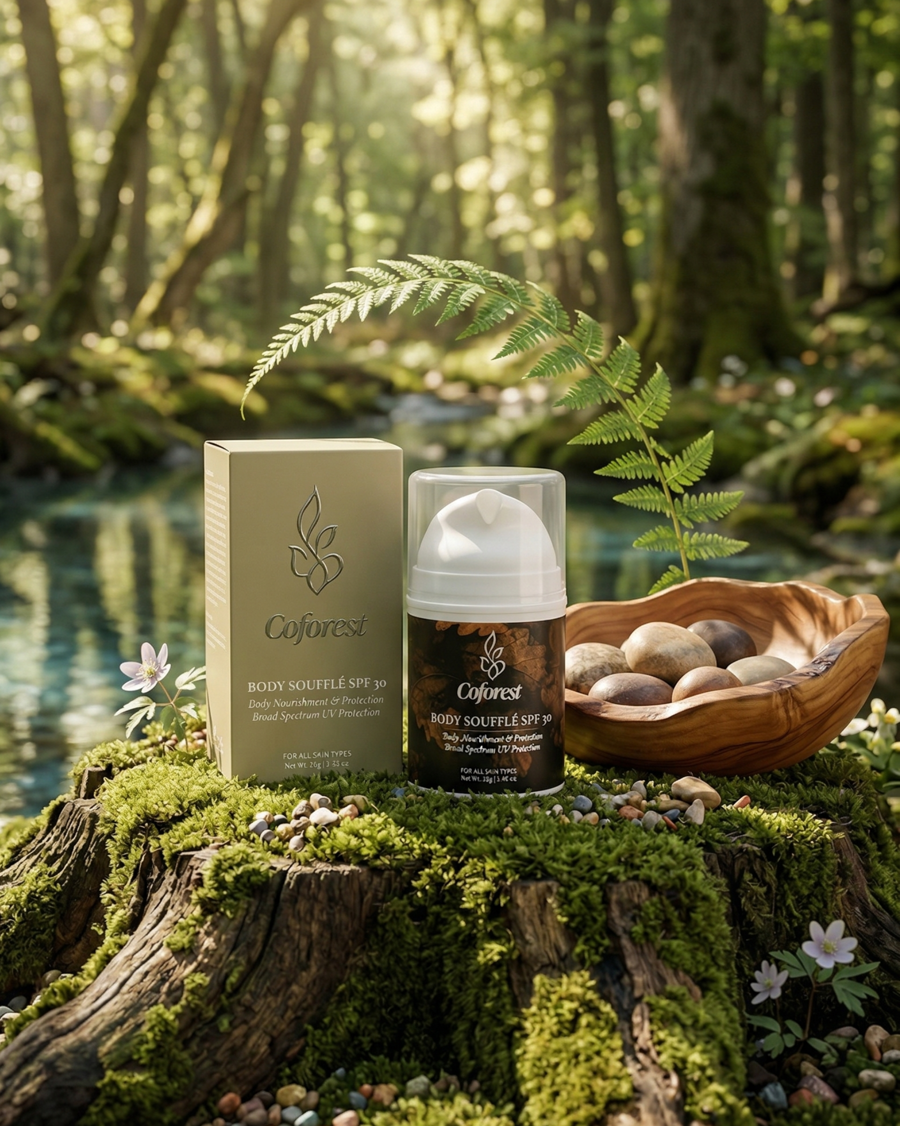 Body Soufflé with SPF30 <br><br> Whipped Nourishment | Lightweight & Non-Greasy | Provides daily broad-spectrum SPF30 protection - 50g
