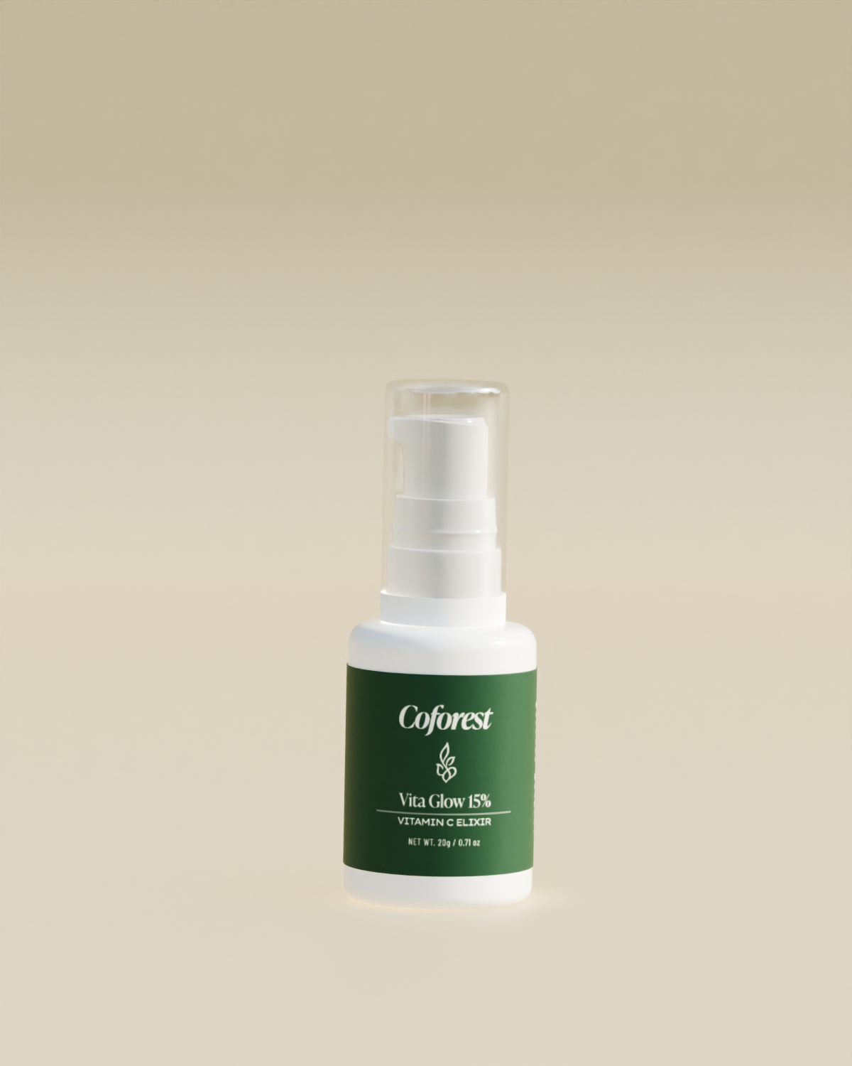 Vita Glow 15% Face Serum <br><br>Vitamin C Serum - Advanced Brightening Elixir with Peptides, Probiotics, Hyaluronic Acid | Dark Spot Reduction & Even Tone | For All Skin Types - 20g